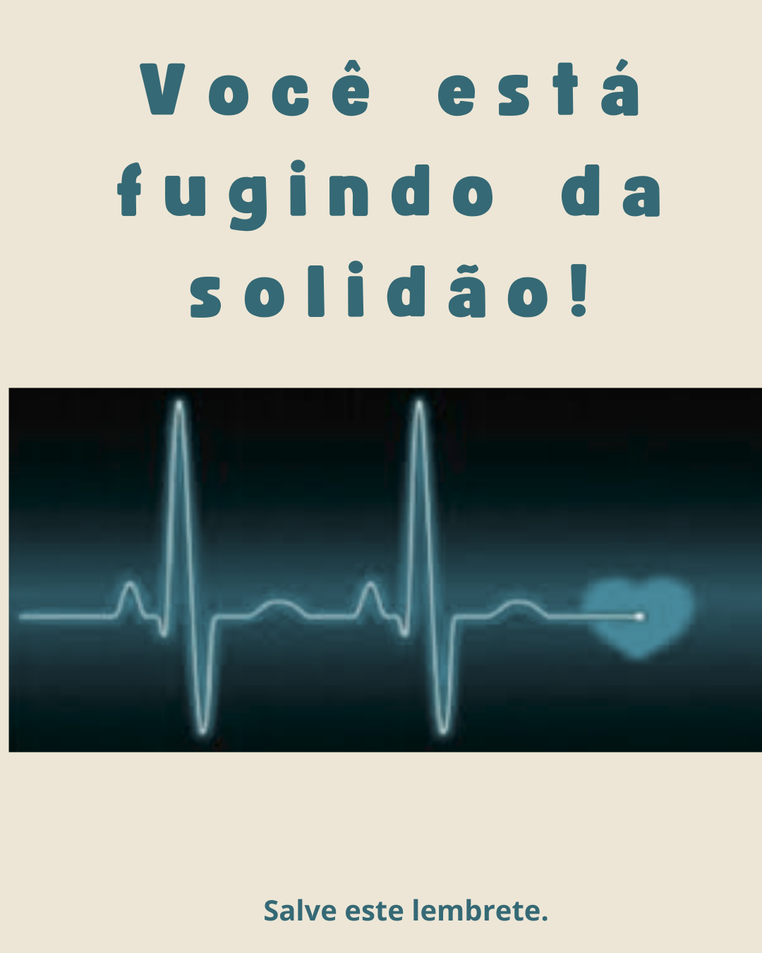 Você está fugindo da solidão?