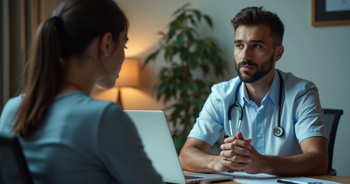 Psicólogo atendendo pessoa à distância por vídeo chamada 